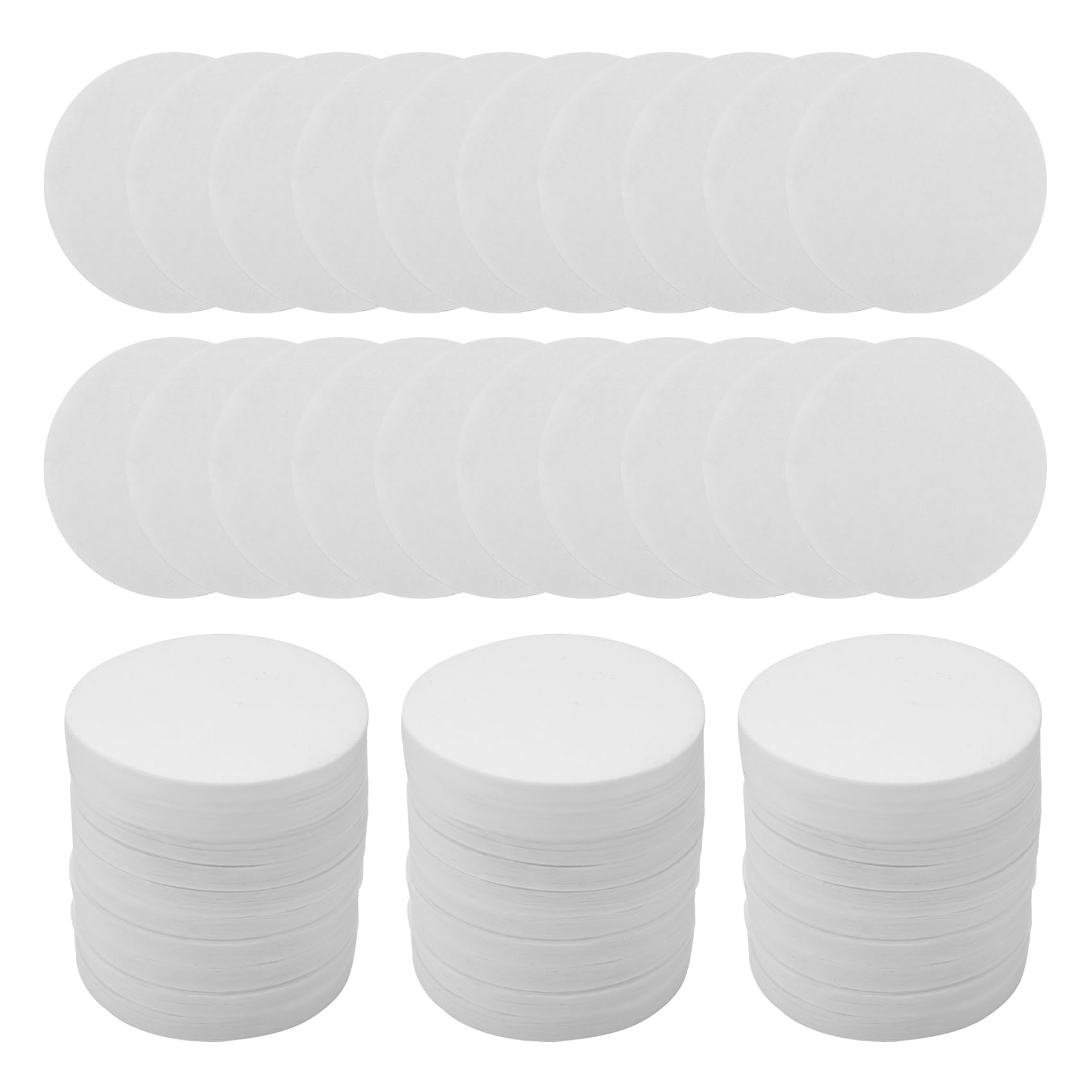Aniyaa 500 Pcs Replacement Paper Filters Round Coffee Maker Filters Disposable for Coffee and Espresso Makers