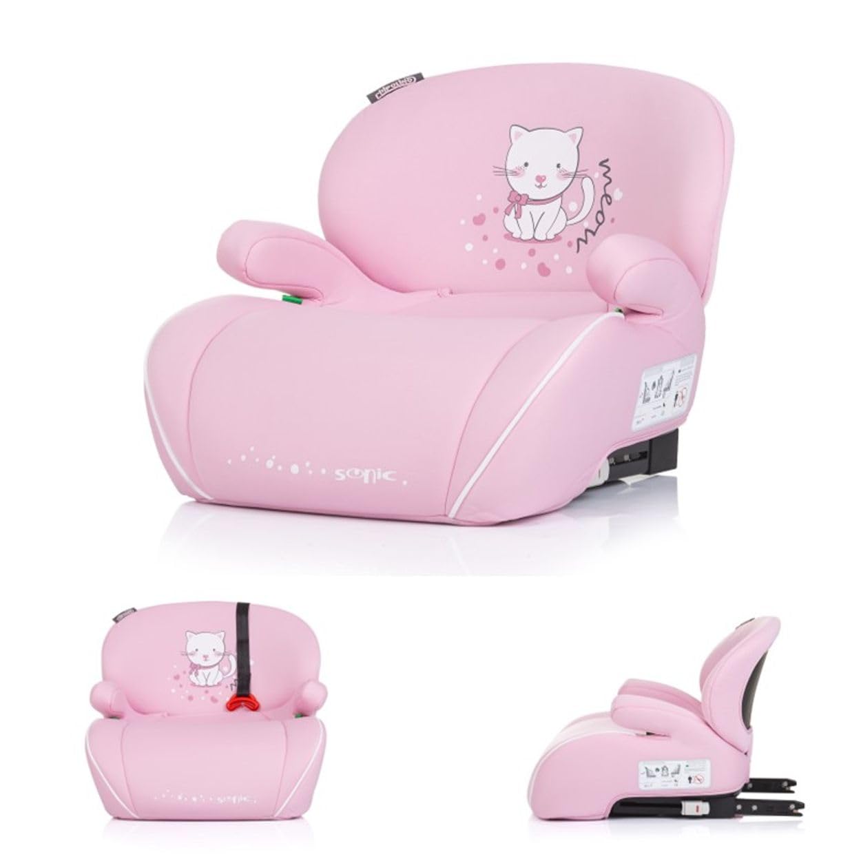 Chipolino seggiolino bambini seggiolino di rialzo Sonic Isofix i-Size 125-150 cm, colorazione: