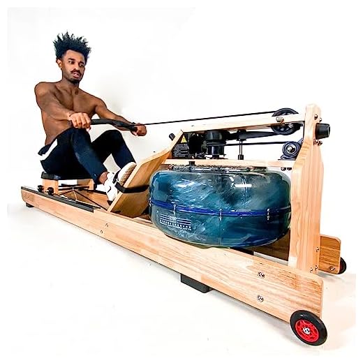 Remo indoor a base de água water rower madeira Pista e Campo