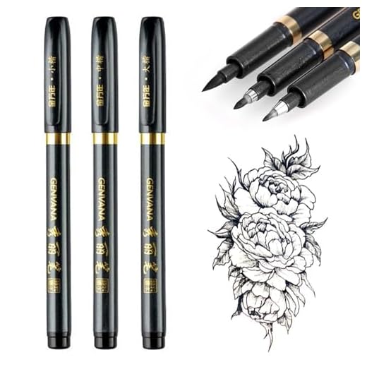 3 Acogedor Pincel de Tinta China, Pluma de China, Duradera, Caligrafía Japonesa China, Pluma Escritura Dibujo Artesanía