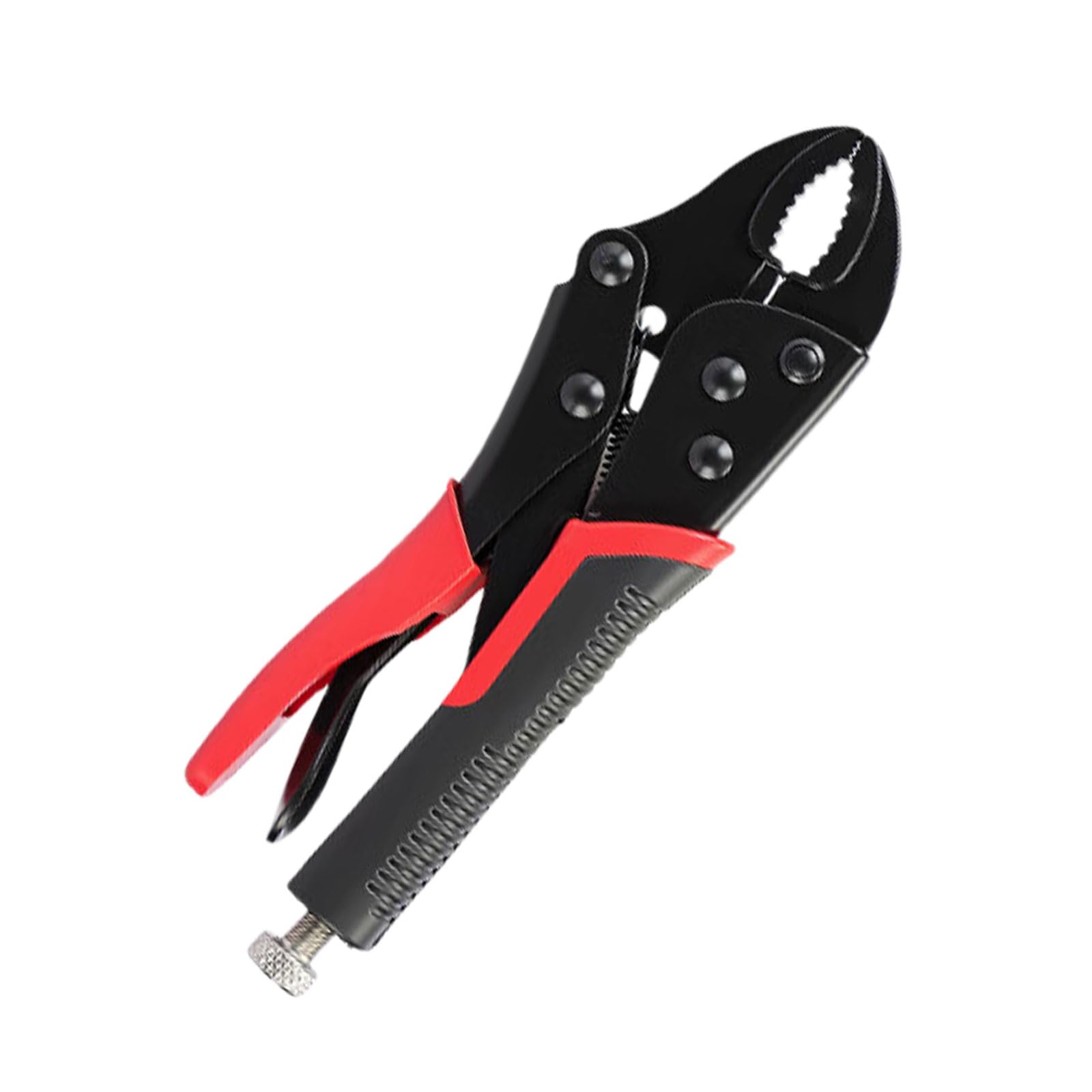 Strength Carbon Steel Locking Clamp Pliers with Accurate Teeth and Rolled Screw for Secure Holding Multifunctional Manual Clamp
