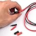Alotm Universal Multimeter Test 1000V 20A Banana Probe Leads Cable Kit Copper Needle Table Pen Probe Test Leads Pin Universal Digital Multimeter Multi Meter Tester Lead Probe Wire Pen Cable 20A