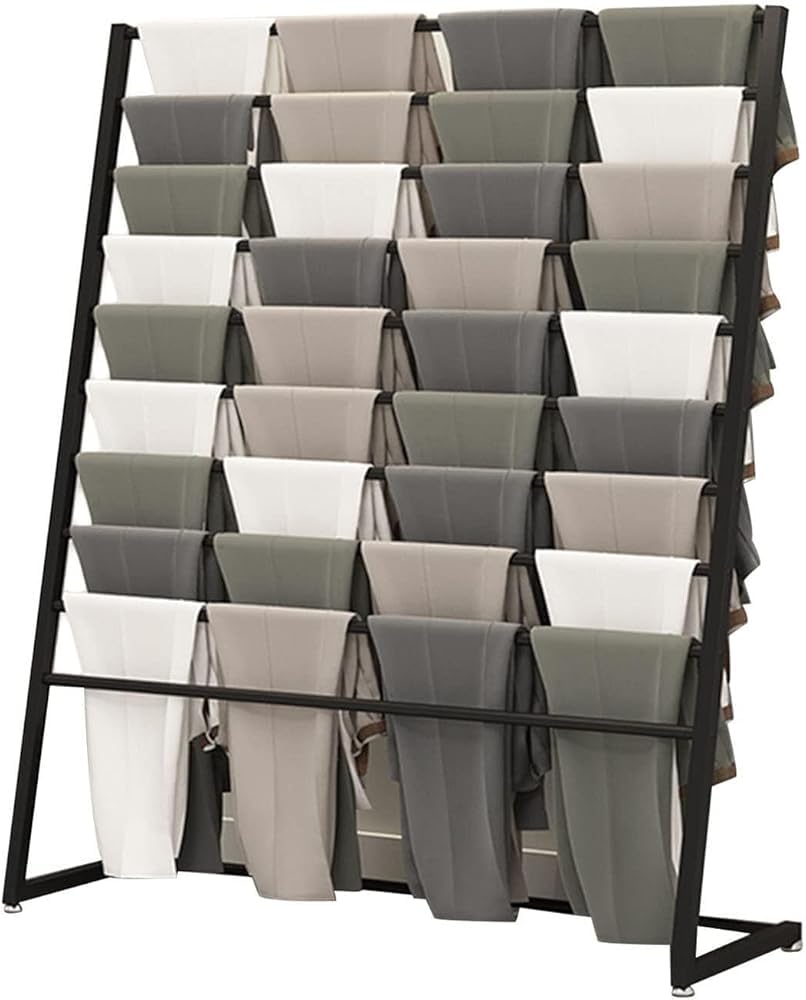 Chariot à roulettes amovible pour organiser les pantalons de dressing