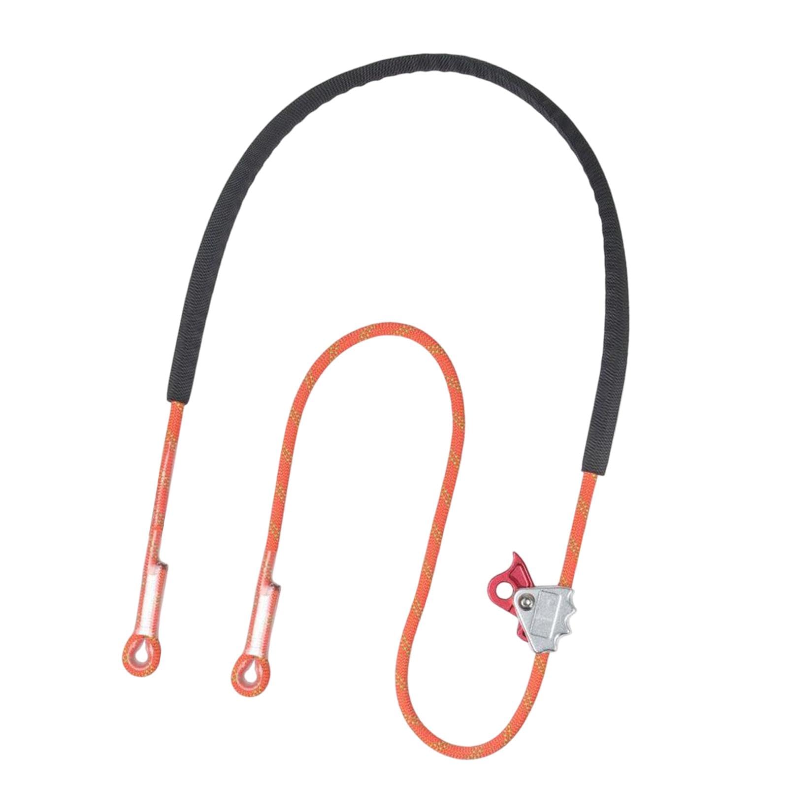 Arborist Positioning Lanyard Tree Climbing Lanyard Adjusting Positioning Strap for Fence Electrician, 300 cm