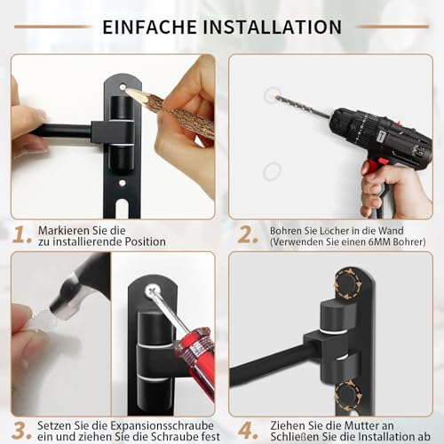 Soporte de pared para casco de motocicleta para evitar caídas y roces 4
