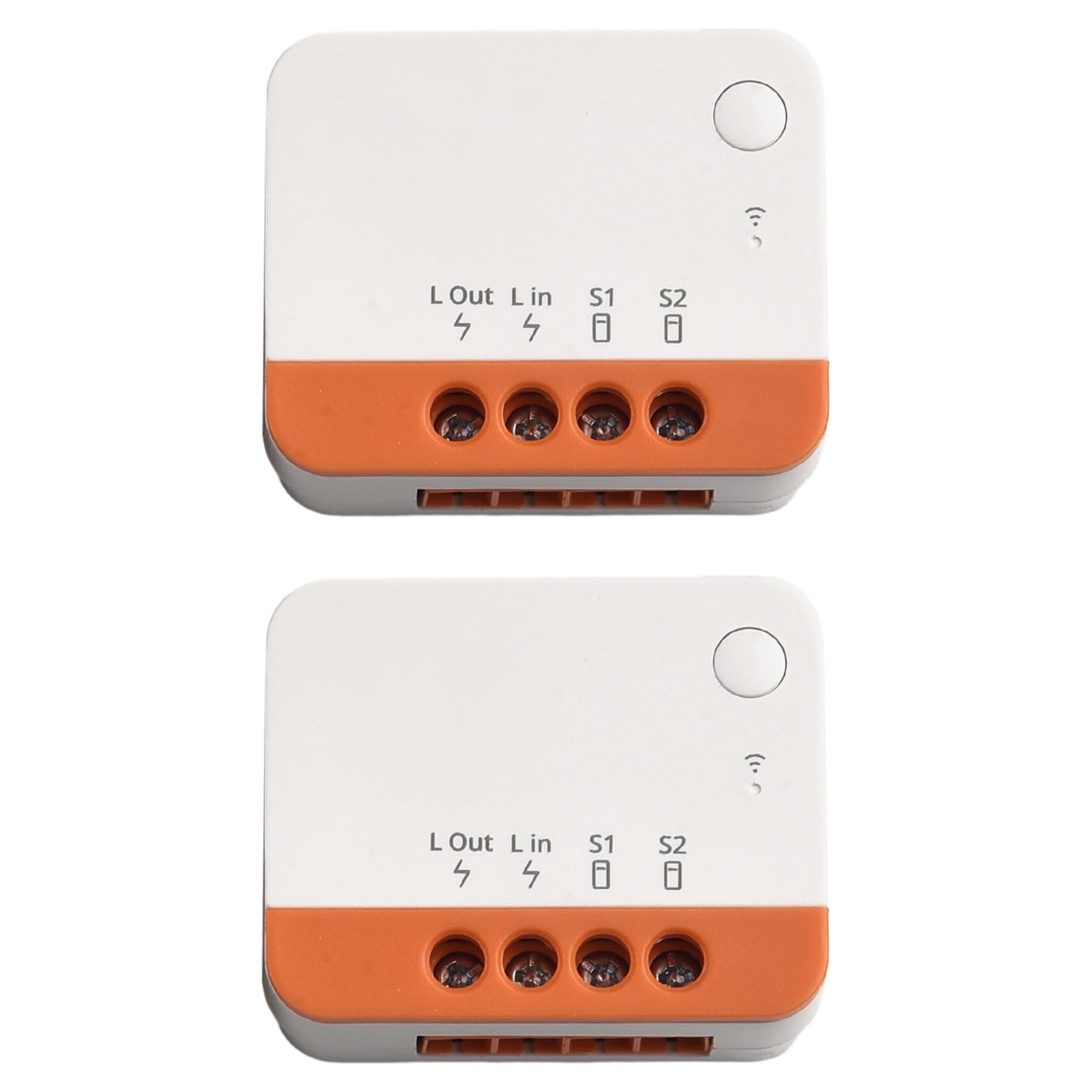 FUBESK Mini interruttore intelligente, interruttore della luce a 2 vie, compatibile con Ale*xa, PER Smart Switch ZBM*INI-L2 Modulo relè bidirezionale APP Controllo vocale