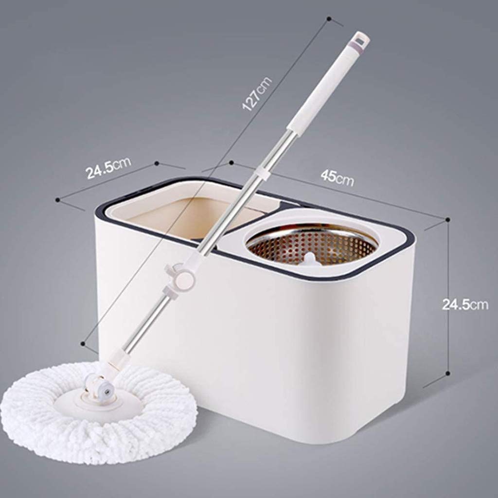 Mop obrotowy 360 ° bez użycia rąk Wielofunkcyjny mop do podłóg Dual Duo Spin Mop Lazy Spin Mop
