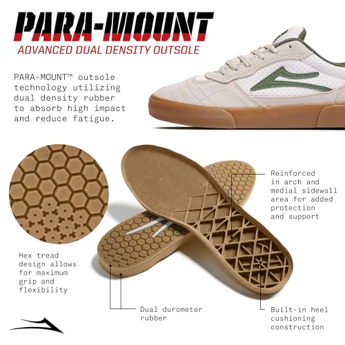 Image of Lakai Cambridge Men's Low-Top Skate Shoes, Vulcanized Skateboard Sneakers