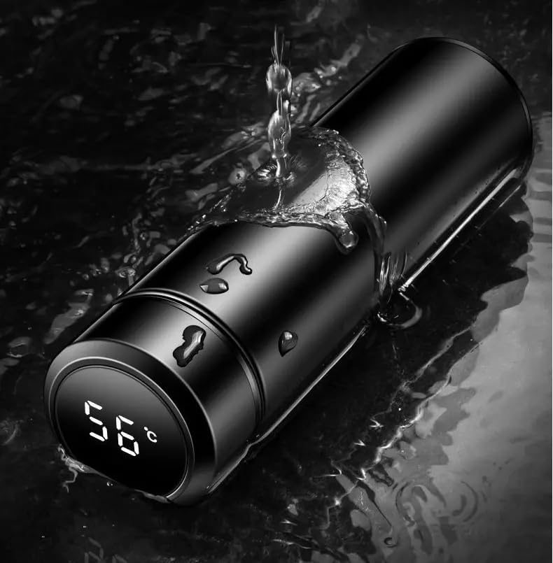 DPM LED Temperature Water Bottle Display I LED Indicator Water Bottle hot & Cool 500 ml Bottle