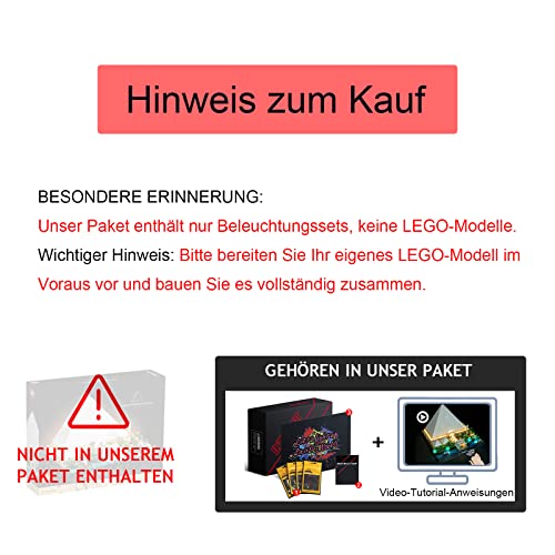 LED Lighting Kit for Lego 21058 Architecture Cheops Pyramid Building Kit (Lights Only) Remote Control Lighting Kit Compatible with Lego The Great Pyramid of Giza - Image 2