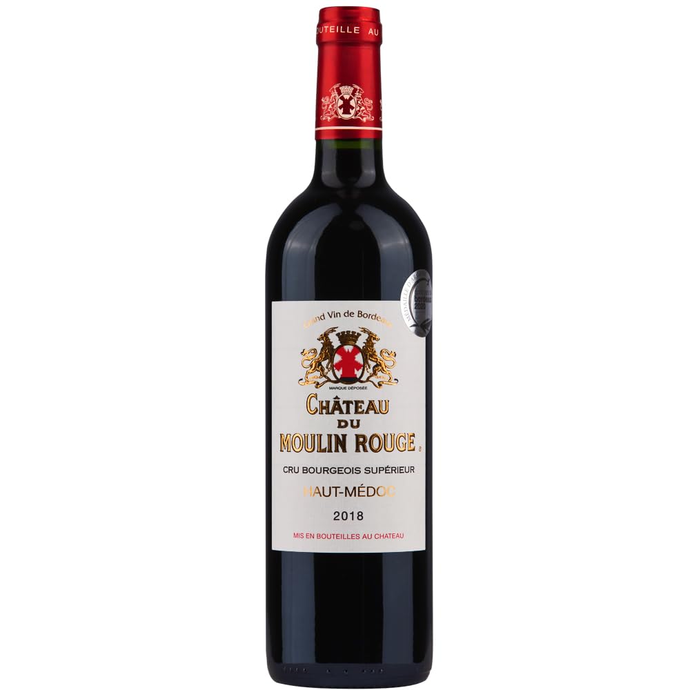Château du Moulin Rouge 2018 Cru Bourgeois Supérieur Rotwein 3x0,75l