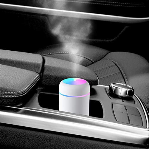 Difusor De Ar Elétrico Umidificador De óleo De Aroma USB Pulverizador Fresco De Névoa Com Luz Noturn