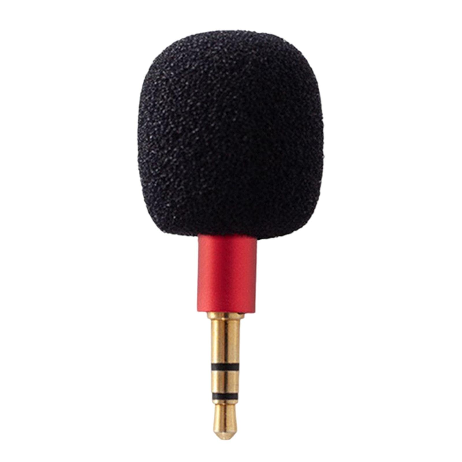 mini condenser microphone anti interference for cell phone red three level| microphones| parts & accessories | radio communication |consumer electronics
