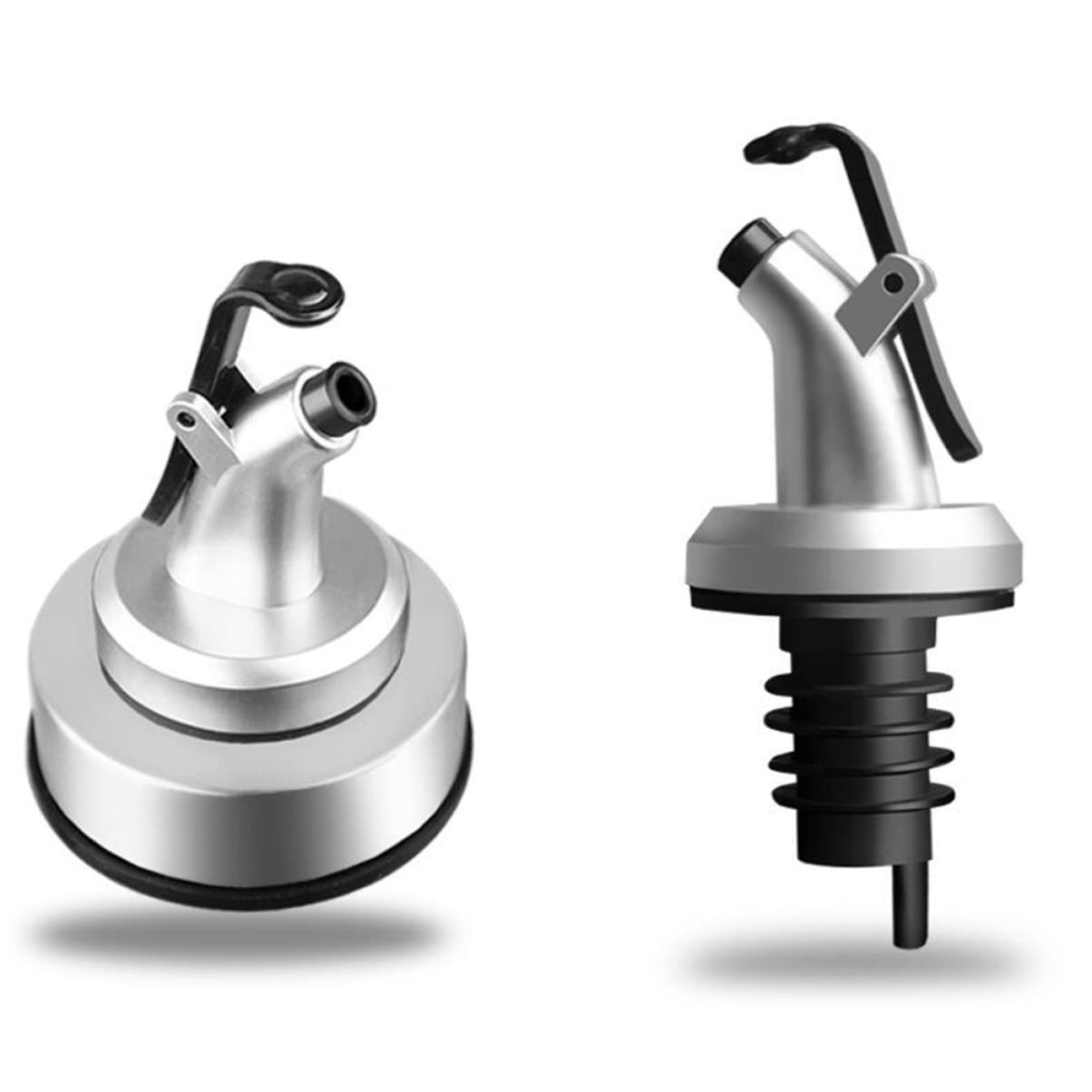 COLLBATH 10pcs Wine Spout Pourer Bottle Pourer Press Oil Pourer Spout Oil Bottle Spout Bottle Tapered Spout Oil Dispenser Spout Steel Oil Pourer Spout Spout Covers