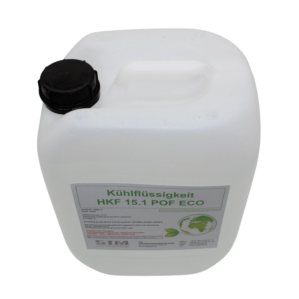 Liquide de refroidissement HKF 15.1-POF Eco Liquide de refroidissement Poste à souder Respectueux de l'environnement 10 l