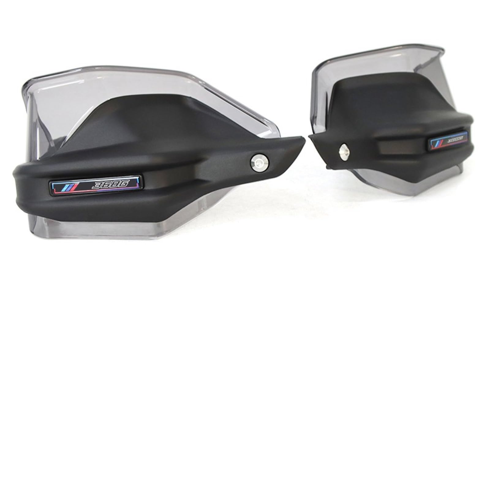 USBDMX Moto Pare Brise 2017-2022 G310GS G310R Guidon protège-Mains Bouclier pour BMW G 310 GS G310 GS R Moto Accessoires protège-Mains Protecteur Déflecteur Vent Moto (Couleur : Black-Clear