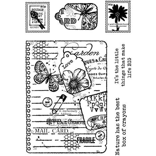 Woodware Francoise Collection-Garden Journal-Clear Stamp, 6 x 4 inches, Transparent - Image 2