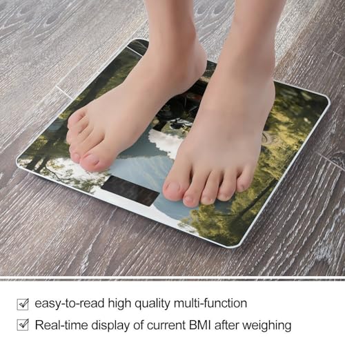 Báscula digital de baño Train con pantalla LED y vidrio templado miniatura 5