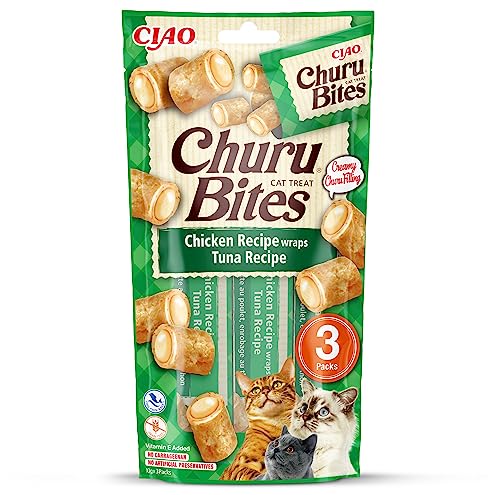 CHURU Cat Bites Receta DE ATUN 3X 10GR