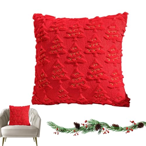 Housses d’Oreiller d’Arbre de Noël YRYRYW 30x30 cm pour Canapé