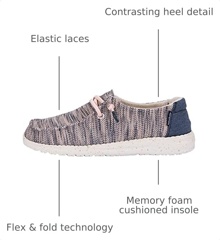 Image of HEYDUDE Women's Hey Dude Wendy Damen Cordschuh