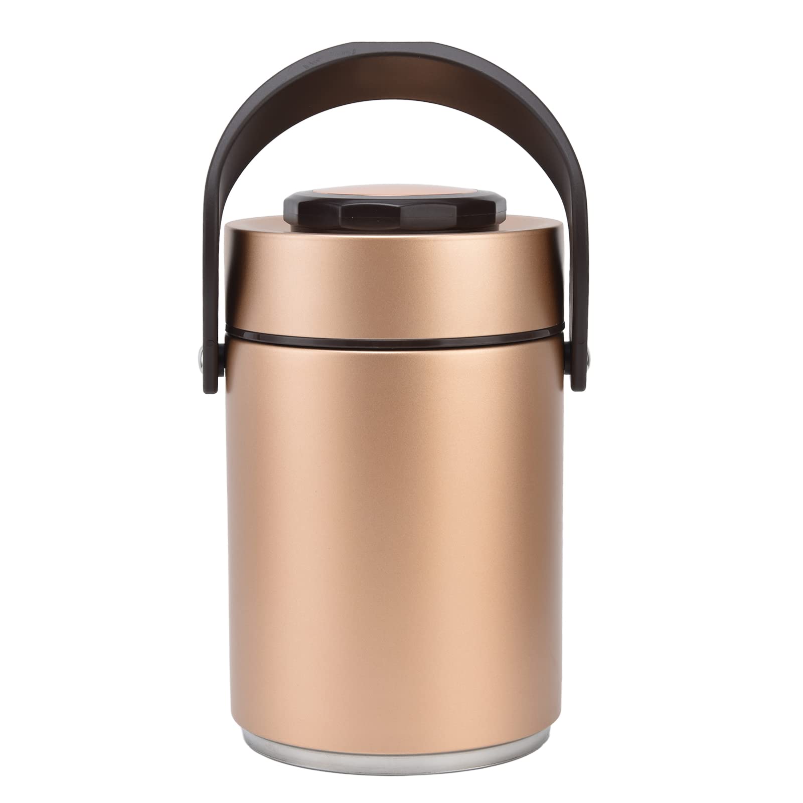 Portapranzo Isolato Sotto Vuoto in Acciaio Inossidabile 304 da 2000 Ml - Design Portatile a 3 Strati per Freschezza e Ritenzione del Calore di Lunga Durata (#2)
