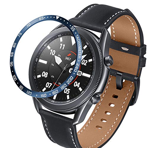 Sunter Bezel Styling for Galaxy Watch 3 45mm Bezel Ring Adhesive Cover Anti Scratch Stainless Steel Protection for Galaxy Watch Accessory