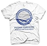 Photo Gallery licenza ufficiale phoenix foundation maglietta mezze maniche (bianca), large Photo Gallery licenza ufficiale phoenix foundation maglietta mezze maniche (bianca), large