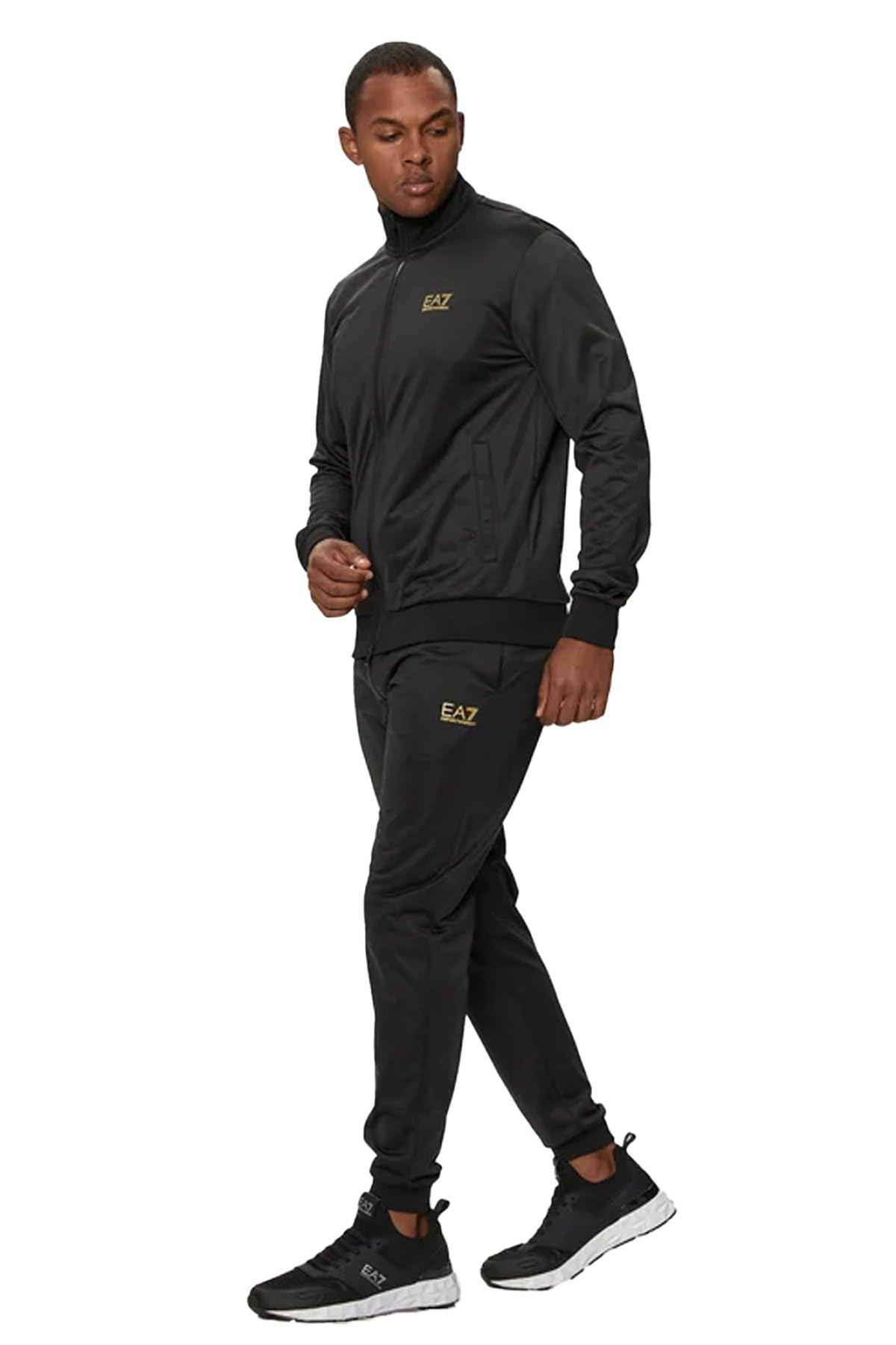 EA7 Emporio Armani 8NPV65PJHCZ 8058997878180 Men's Polyester Tracksuit - Black 208