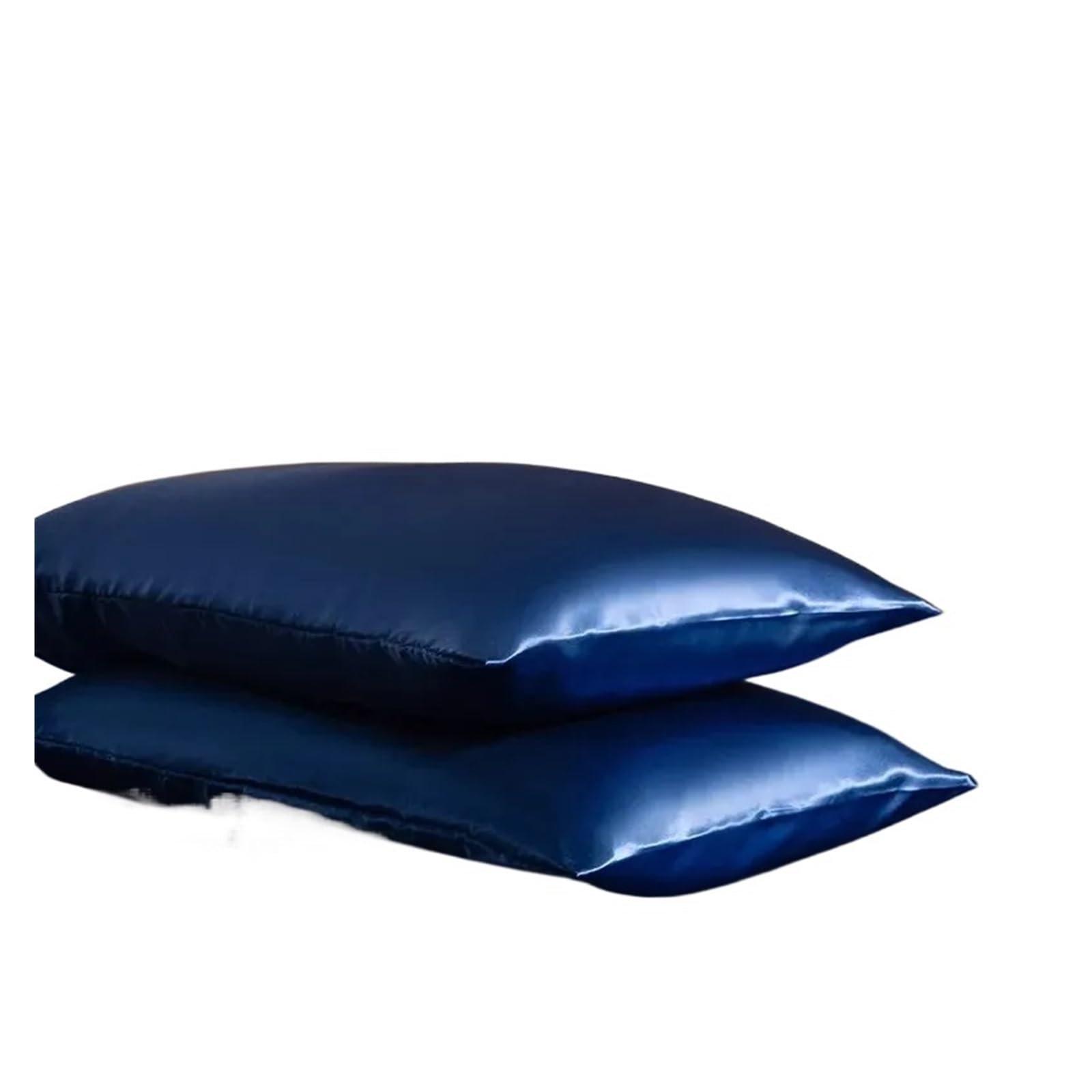 Silky Pillow Covers, Silk Satin Pillowcase Hair Skin Multicolor(Blue)