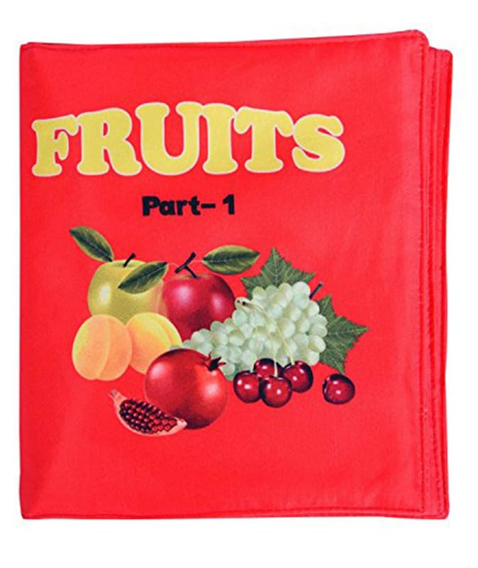 Skyculture® Fruits Soft Cloth Book for Babies, Baby Learning Fabric Book, Early Education Toy Lightweight and Foldabel, Gift for Babies Infants Toddlers - Part 1 for Kids (B0CDSB9CKD) Amazon Price History, Amazon Price Tracker
