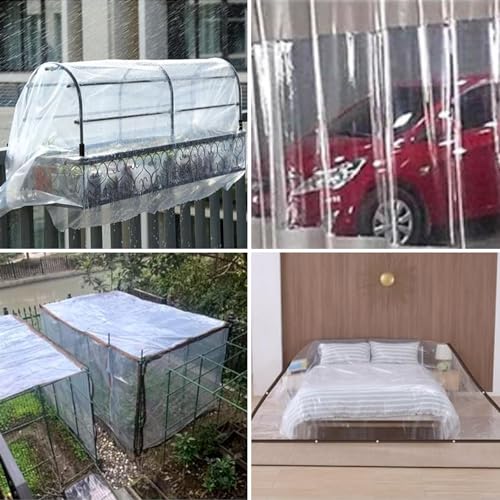 Lona transparente impermeable resistente a la intemperie 7