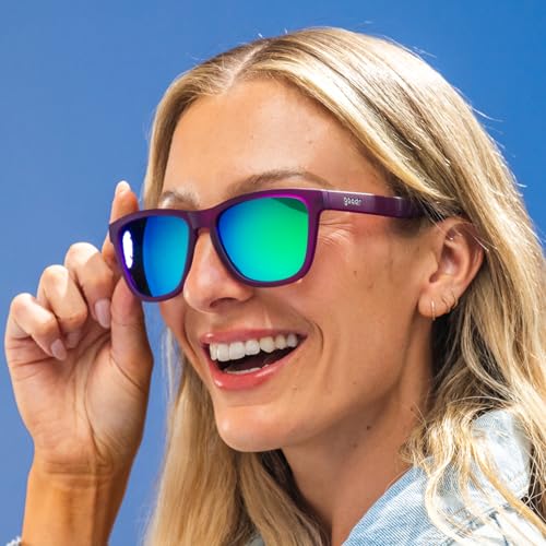 goodr Gardening with a Kraken Polarized Sunglasses for Men & Women, Medium Sized (OG), Dark Purple Translucent Lens with Light Green Mirrored Reflective Lens, UV400 Protection, No Slip, No Bounce4