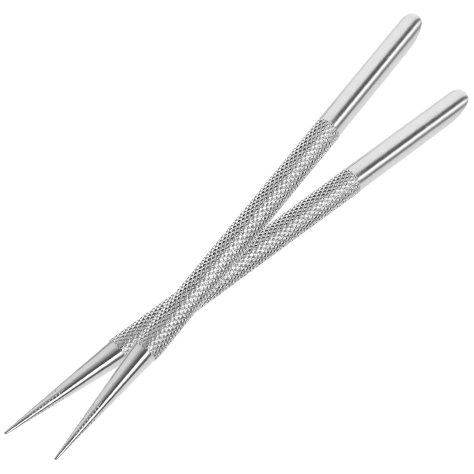 NULYLU 2sets Nail Pusher Tool Cuticle Remover Tool Cuticle Set Stainless Steel Nail Art 2pcs*2