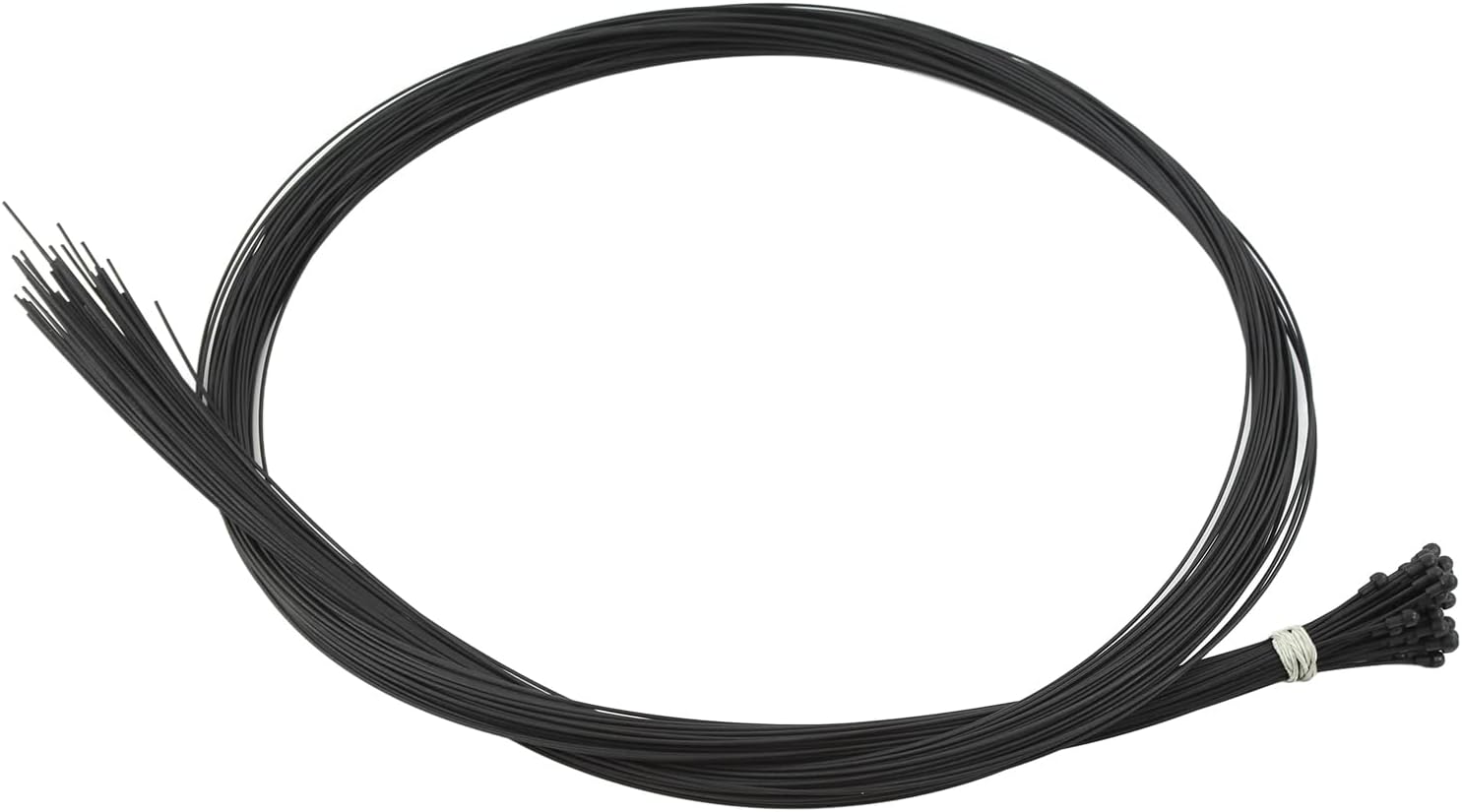 50Pcs Bike Brake Cable 1700mm Bicycle Inner Wire 1.2mm PTFE Shifter Component for Mountain Road Bike and BMX - Smooth Low Friction Professional High Strength Boxed Set