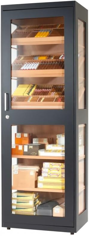 Adorini Humidor Capri Deluxe – Color: Negro