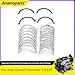 Engine Main and Connecting Rod Bearing Crankshaft Thrust Set Compatible for Jeep Grand Cherokee RAM 1500 3.0L Diesel L630 EXF A630 3.0 L T(Bearing Set-STD)