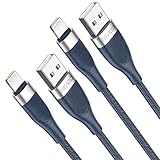 【Super Schutz】iPhone kabel, entwickelt mit einem Vielfachschutz-Sicherheitssystem und mehrlagigen Hüllen; Dieses apple ladekabel unterstützt außerdem ein schnelles Aufladen (bis zu 2.4 A) und verhindert gleichzeitig eine Überhitzung und Überladung, um Sie und Ihr Gerät zu schützen.