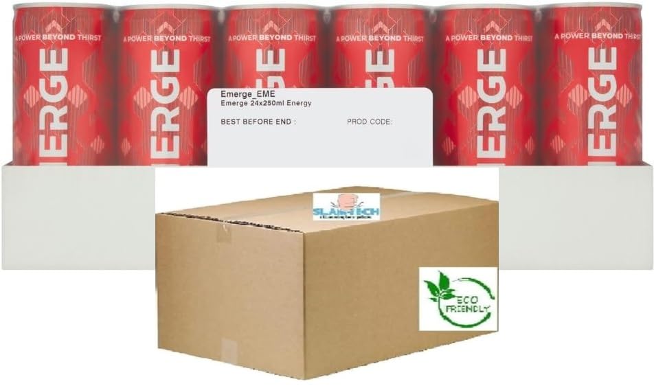 Emerge Energy Drink, 24 x 250ml Boxed Slamtech