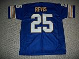 Darrelle Revis Jersey #25 College Custom Stitched Blue Football Various Sizes New No Brand/Logos Size 3XL