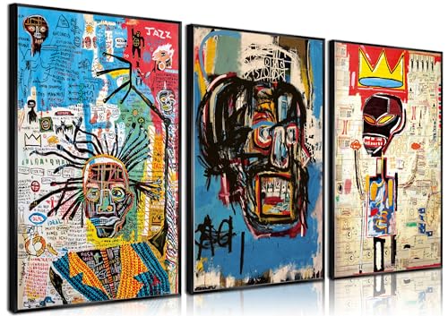 3 Pcs Street Wall Art Modern Abstract Pictures Poster Prints Wall...