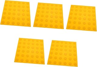 TOYANDONA 5 Peças Adesivo De Tijolo Cego Ao Ar Livre Telhas De Deck De Plástico Cego Pedras De Pavimentação Telhas De Piso Térreo Adesivo Para Cego Multifuncional Placa Cega Cego