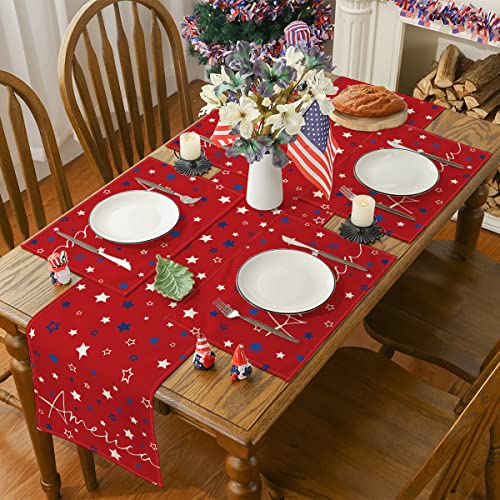 Siilues4thofjulytablerunner4thofjulypatriotictablerunnerfourthofjulydecorationsstarsamericaholidaydecorforhomepartytabledecorations Urban Country Home Decor Siilues 4th of july table runner 4th of july patriotic table runner fourth of july decorations stars america holiday decor for home party table decorations urban country home decor