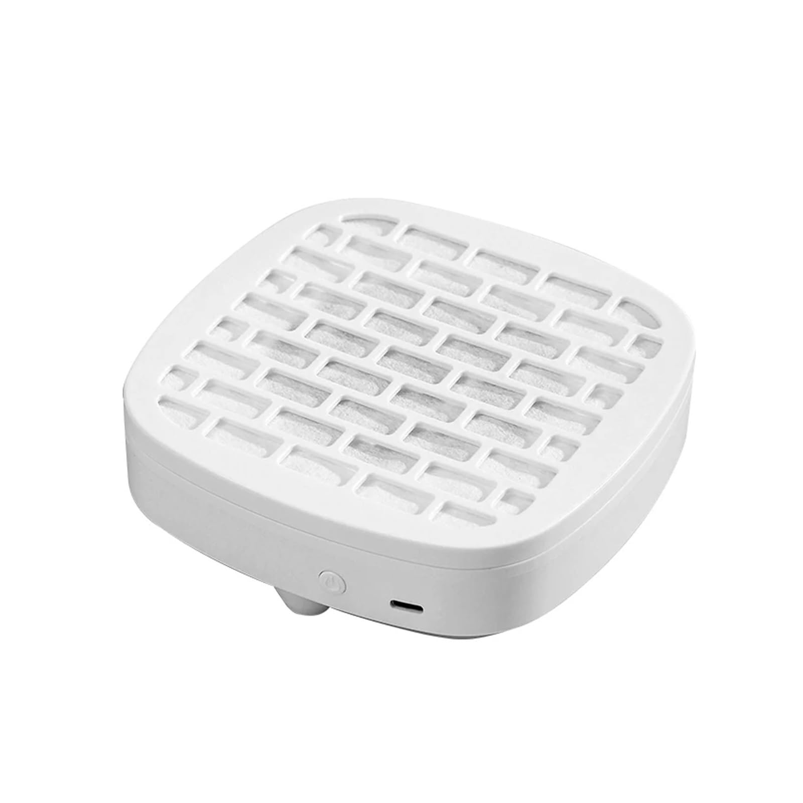 Dust Extractor, Mini Nail Dust Collector Extractor Fan for Manicure Machine Powerful Vacuum Cleaner with Remove Paper Filter Equipment for Beginners(White)