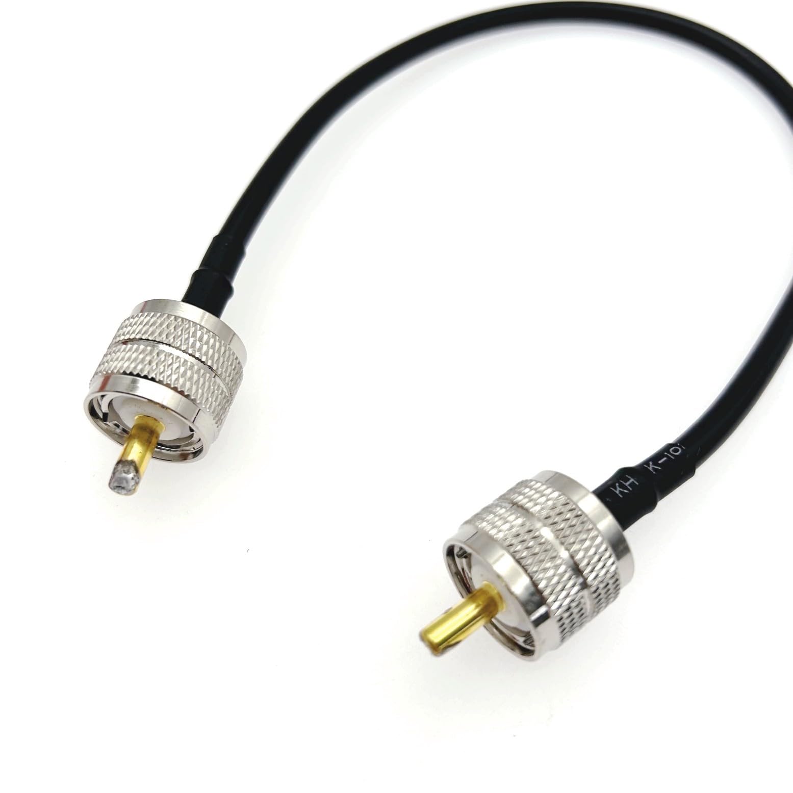 JZK UHF Male PL-259 to UHF Male PL-259 RG58 Coaxial Cable for HAM & CB Radio: Ideal for Antenna Analyzer Reactive Load - Image 3
