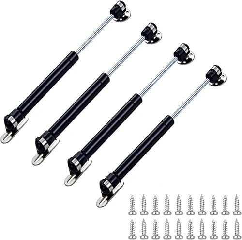 Gabinete de soporte de gas de 10 pulgadas de longitud, soporte de elevación de seguridad con bisagras, soporte de cubierta inferior y apertura suave