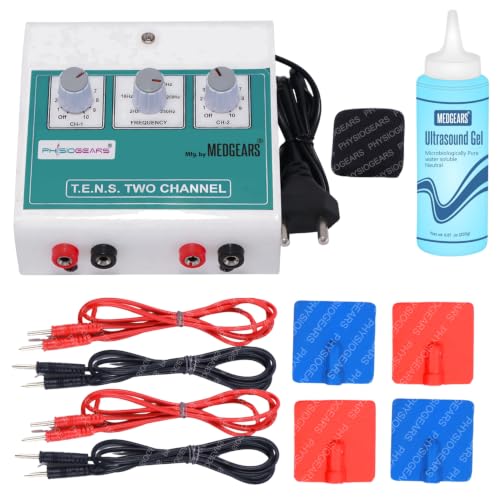 Physiogears Mini Tens Channel Tens Machine for Physiotherapy for All Pain Relief Tens Machine with One Year Warranty
