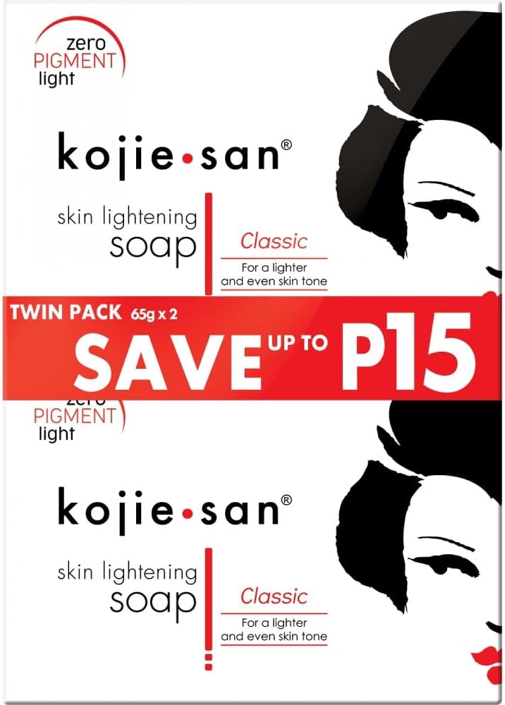 kojie.san Original Facial Beauty Soap - 65G, 2 Bars Per Pack - Guaranteed Authentic