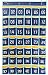 MISSLO Numbered Classroom Pocket Chart for Cell Phones, 42 Pockets