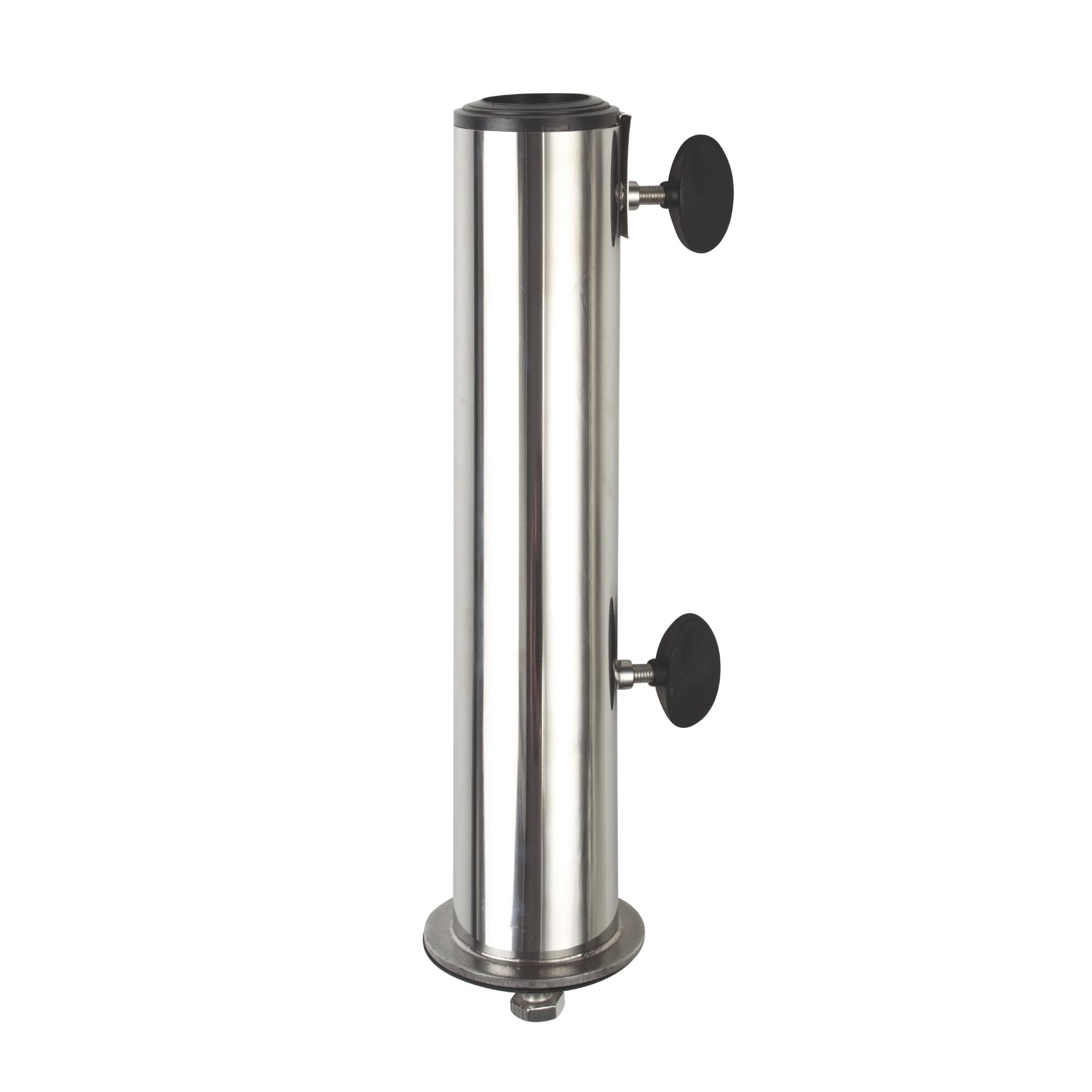 Doppler Tubo di Supporto per Zoccoli in Granito Fino a 60 mm - in Acciaio Inossidabile di Alta qualità - con Materiale di Fissaggio - per Una stabilità ottimale
